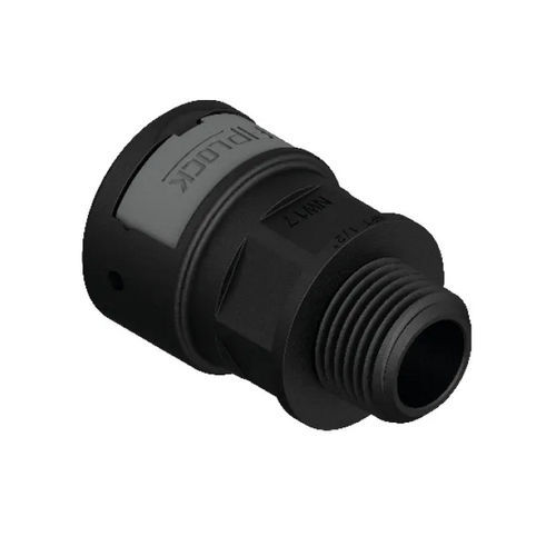 Фитинг для химических продуктов - ASPA-NPT - FRÄNKISCHE Industrial Pipes GmbH & Co. KG - винтовой / из PA6 / химически стойкий