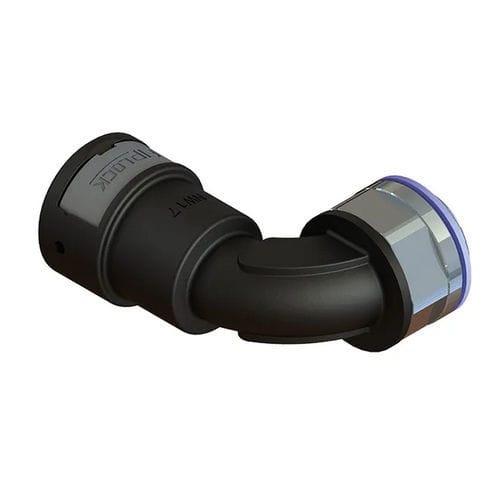 Пневматический фитинг - AWPA-MMK-S - FRÄNKISCHE Industrial Pipes GmbH & Co. KG - винтовой / под углом 90° / из PA6