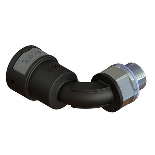 Пневматический фитинг - AWPA-NPT-S - FRÄNKISCHE Industrial Pipes GmbH & Co. KG - винтовой / под углом 90° / из PA6