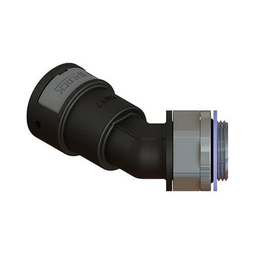 Пневматический фитинг - AAPA-MMK-S - FRÄNKISCHE Industrial Pipes GmbH & Co. KG - винтовой / под углом 45° / из PA6