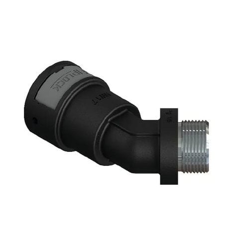 Пневматический фитинг - AAPA-PGM - FRÄNKISCHE Industrial Pipes GmbH & Co. KG - резьбовой / под углом 45° / из металла
