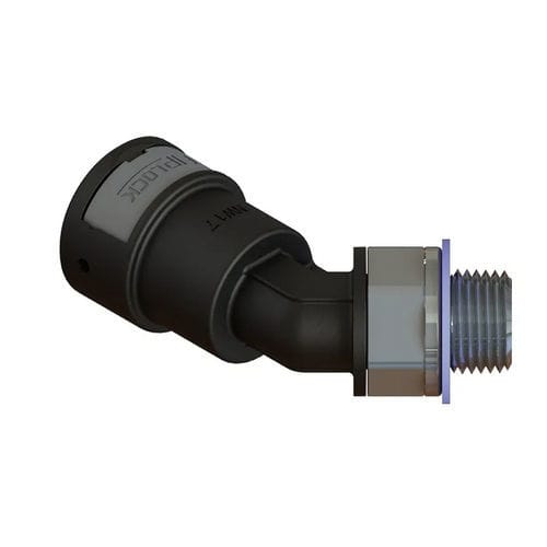 Пневматический фитинг - AAPA-NPTM-S - FRÄNKISCHE Industrial Pipes GmbH & Co. KG - винтовой / под углом 45° / из PA6