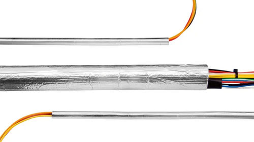 Оболочка для защиты - WGF-LA series - FRÄNKISCHE Industrial Pipes GmbH & Co. KG - плоская / для кабелей / текстильная
