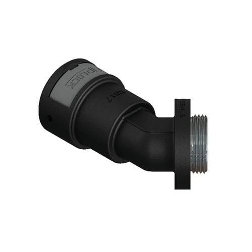 Пневматический фитинг - AAPA-MMK - FRÄNKISCHE Industrial Pipes GmbH & Co. KG - винтовой / под углом 45° / из металла
