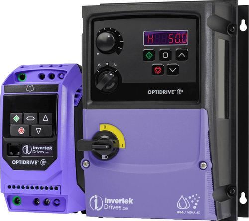Бесщеточный вариатор скорости - Optidrive E3 - Invertek Drives Ltd. - индукционный / трехфазовый / монофазовый