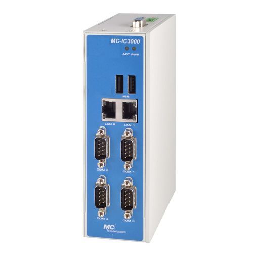 ПК бокс - 100724 - MC Technologies GmbH - на DIN-рейке / Intel®Dual Core ATOM E3827 / USB 2.0