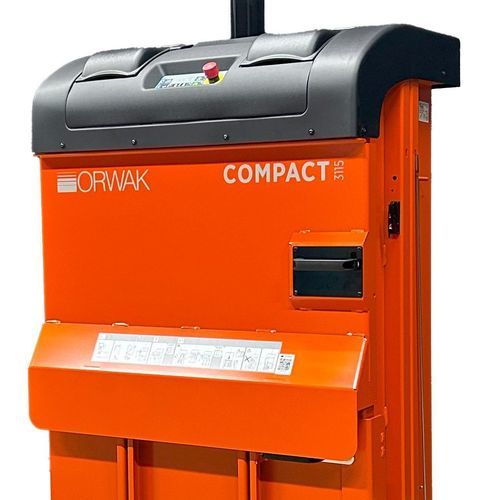 Упаковочный пресс для картона - COMPACT 3115 - Orwak AB - для отходов / вертикальный / с фронтальной загрузкой