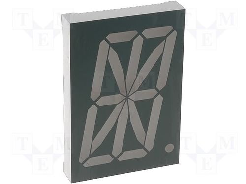 Табло LED - KCPDA04 series - KINGBRIGHT ELECTRONIC - буквенно-цифровое / 17 сегментов / с однозначным числом