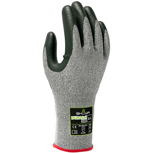 Порезостойкая перчатки - Duracoil 386 - Showa Best Glove - рабочая / для автомобилестроения / промышленная