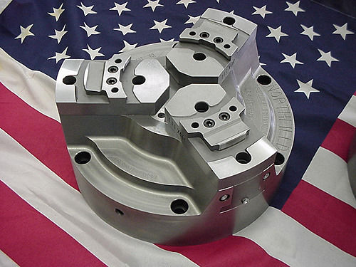 Автоматический токарный патрон - NORTHFIELD PRECISION INSTRUMENT - трехкулачковый / с воздушным наполнением / сверхточный