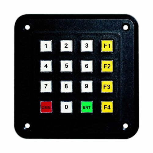 Цифровая клавиатура 16 клавиш - GS16020 - Storm Interface - встраиваемая / из золота / из полимера