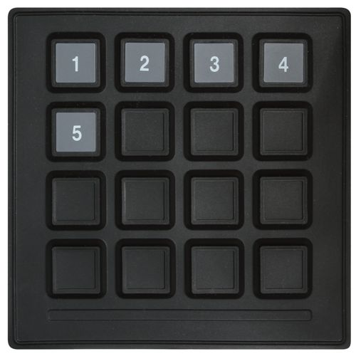 Цифровая клавиатура 16 клавиш - 7016020 - Storm Interface - встраиваемая / из каучука / из силикона