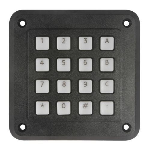 Цифровая клавиатура 16 клавиш - 3K16T10 - Storm Interface - встраиваемая / из полимера / IP54