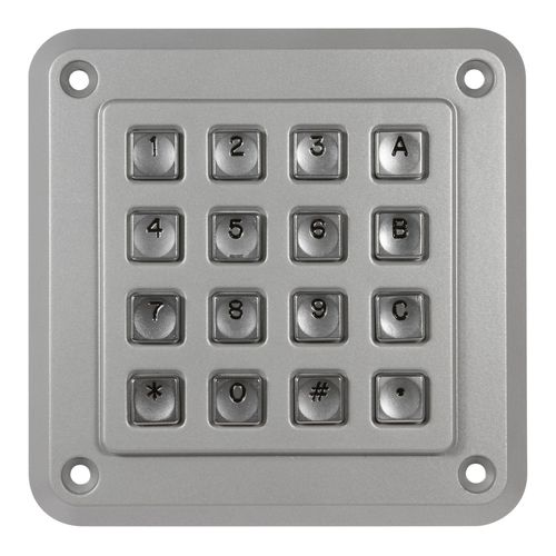 Цифровая клавиатура 16 клавиш - 1K16T10 - Storm Interface - встраиваемая / из металла / IP65