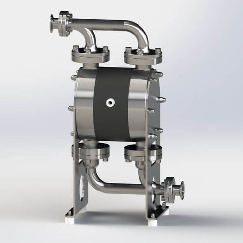 Насос с двойной мембраной - MM Series - ALMATEC Maschinenbau GmbH - для воды / с пневмоприводом / самозаполняющийся