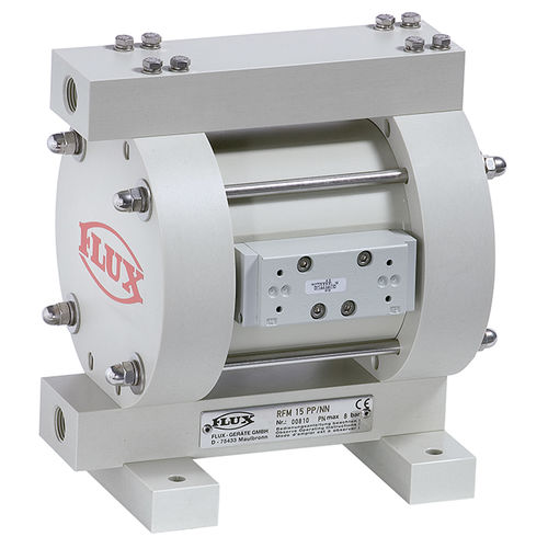 Насос с двойной мембраной - RFM series - FLUX-GERÄTE GMBH - для химических продуктов / с пневмоприводом / самозаполняющийся