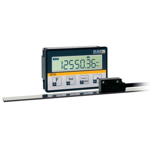 Индикатор положения - IZ15E - ELGO Electronic - ЖК-дисплей / для установки на панель / с питанием от аккумулятора