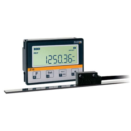 Индикатор положения - IZ16E - ELGO Electronic - ЖК-дисплей / для установки на панель / с питанием от аккумулятора