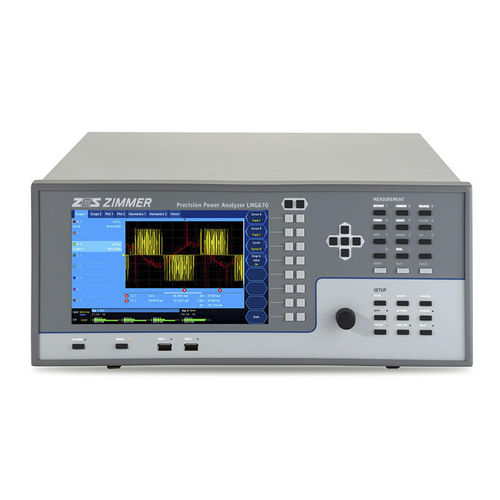 Электрический анализатор - LMG670 - ZES ZIMMER Electronic Systems - мощности / настольный / многоканальный