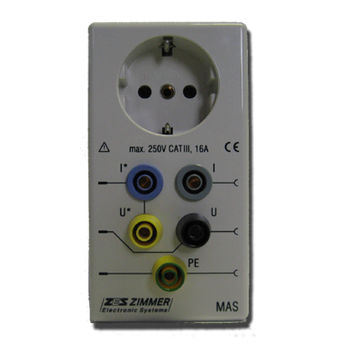 Испытательный электрический переходник -  LMG-MAS - ZES ZIMMER Electronic Systems - для обеспечения безопасности / монофазовый