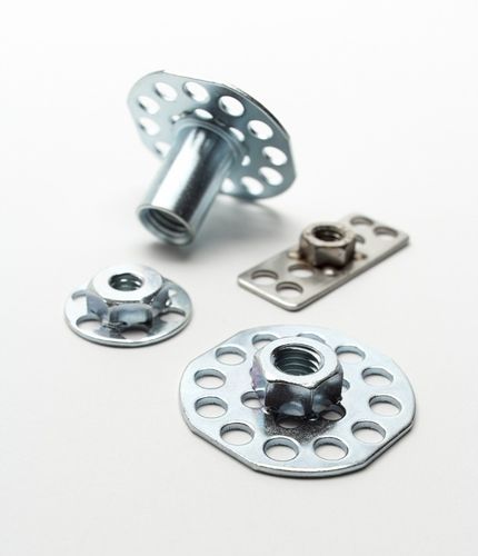 Обжимная гайка - bigHead Bonding Fasteners - из нержавеющей стали / с распределением нагрузки
