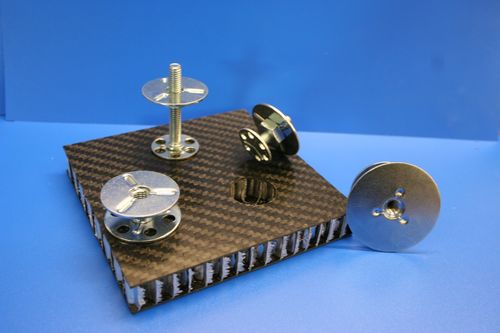 Резьбовая вставка - M4 - M12, 6 - 40mm - bigHead Bonding Fasteners - из нержавеющей стали / небольшой толщины / для сэндвич-панели
