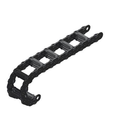 Открытая цепь для кабелей - PKK - EKD Systems GmbH - закрытая / из пластика / со слабым шумом