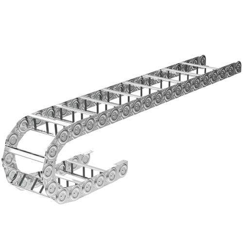 Открытая цепь для кабелей - SLE Series - EKD Systems GmbH - закрытая / из пластика / из стали
