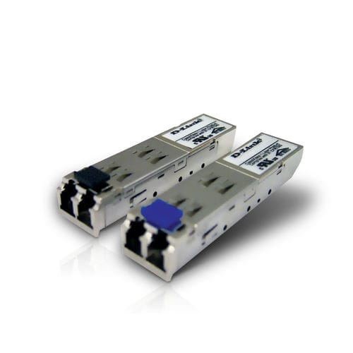 Приемопередатчик для оптоволокна - DEM-312GT2 - D-Link® - GBIC / многомодовый / полнодуплексный