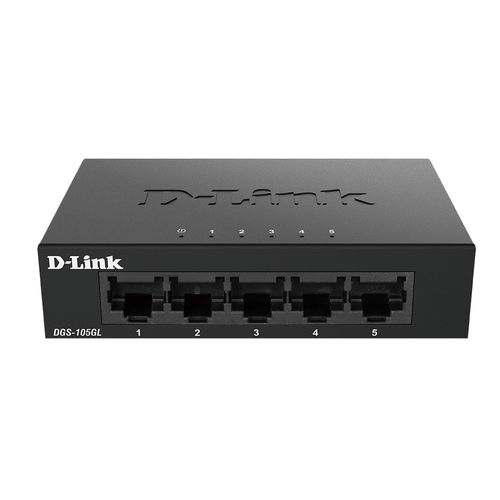 Неуправляемый коммутатор Ethernet - DGS-105GL - D-Link® - 5 портов / Gigabit Ethernet / для офиса