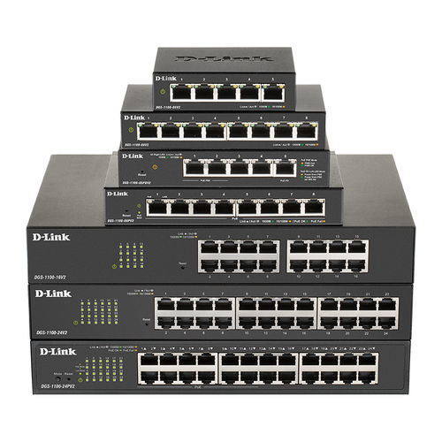 Управляемый коммутатор Ethernet - DGS-1100 series - D-Link® - 8 портов / 12 портов / 5 портов