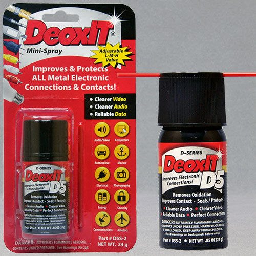 Аэрозоль для очистки - DeoxIT®, #D5S-2 - CAIG - защитный / для металла / для пластмассы