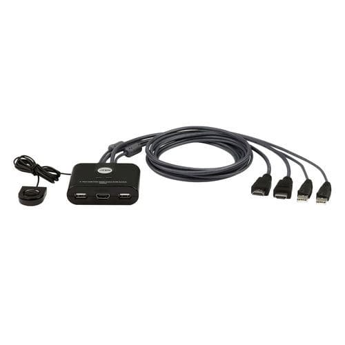 Консольный переключатель KVM 2 порта - CS22HF - ATEN