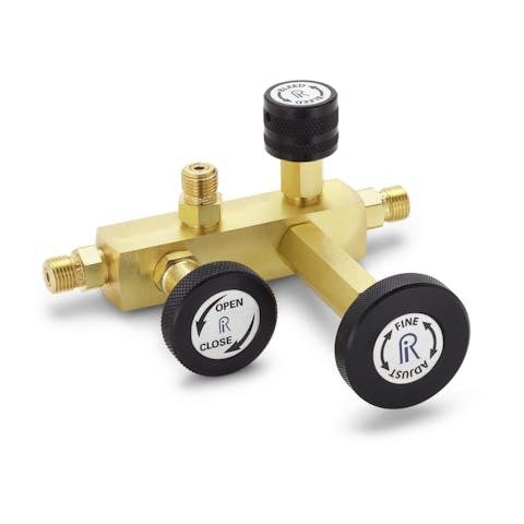 Коллектор калибровки - QTCM - Ralston - 2 канала / из нержавеющей стали / для газов