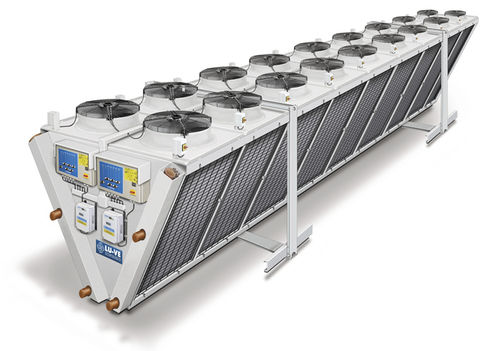 Вентилируемый конденсатор - 198 - 2340 kW | EHVD - LU-VE S.p.A. - V-образный / алюминизированный