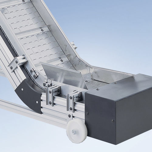 Конвейер с модульной лентой - KFS-P 2040.86 - Maschinenbau Kitz GmbH - наклонный / транспортный / модульный