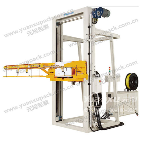 Полуавтоматическая обвязочная машина - YK-04A - Yuanxu Packing(shanghai) Machinery Co., LTD - для поддонов / горизонтальная