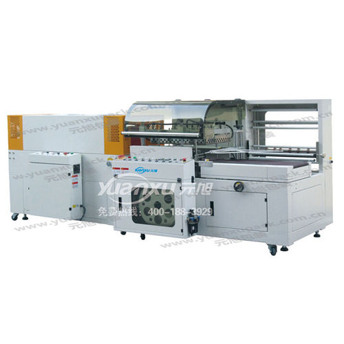 Полностью автоматическая обверточная машина - YK-L5545D + YK-LS5030W - Yuanxu Packing(shanghai) Machinery Co., LTD - для косметической продукции / карт / для электроники