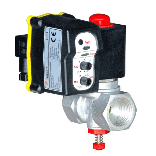 Клапан для опорожнения - CTD series - Trident Pneumatics Pvt Ltd - поршневый / с ручным управлением / с электрическим приводом