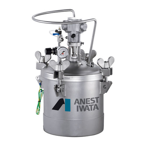 Резервуар для погрузно-разгрузочных работ - PET series - Anest Iwata - из нержавеющей стали / под давлением / с мешалкой