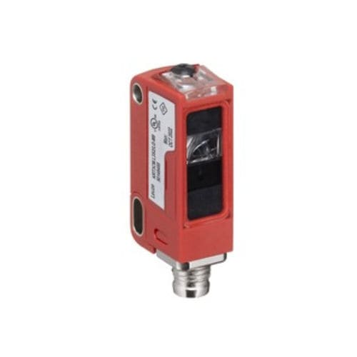 Прямоугольный датчик контрастности - KRT3CM.L3S2/6T-M8.P1 - Leuze - красный свет / светодиод / цифровой