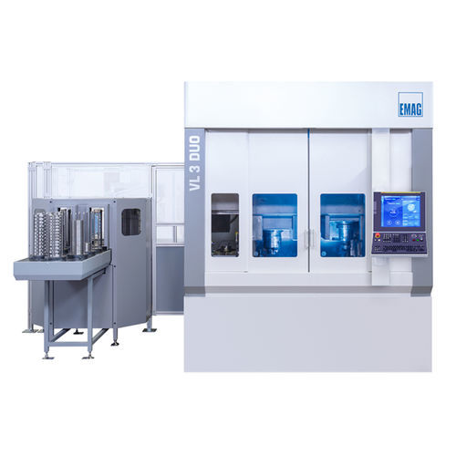 Токарный станок ЧПУ - VL 3 DUO - EMAG GmbH & Co. KG - вертикальный / 3 оси / с двумя стержнями