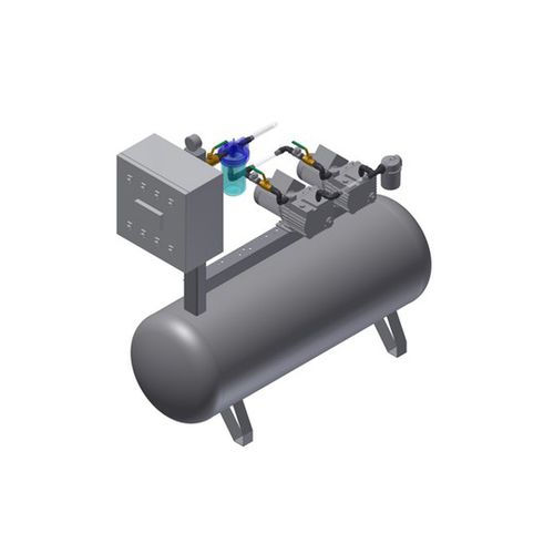 Установка вакуумирования со смазкой - MEDEVICE 2X12  - Srl - для использования в медицине