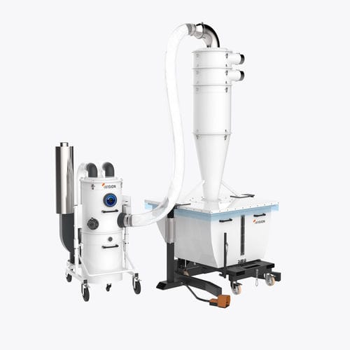 Промышленный пылесос - IV4  - iVision Vacuum - для стружки / трехфазовый / пневматический