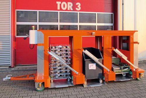 Гусеничный транспортер - JDC Bridge 3 S - JUNG Hebe- und Transporttechnik GmbH - подъемный / с платформой
