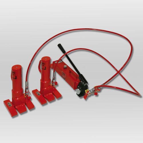 Домкрат с кронштейном - JSET 20/3 - JUNG Hebe- und Transporttechnik GmbH - гидравлический / 20 тонн / для подъемных работ