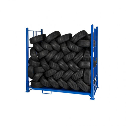 Стеллаж склад для хранения - ECOTIRErack® TR-EC-05 - GEBHARDT Logistic Solutions GmbH - транспортный / по индивидуальному заказу / для шины