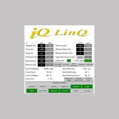 Программное обеспечение для интерфейса - iQ LinQ™ - Dukane Intelligent Assembly Solutions - качества / для проектирования / для управления