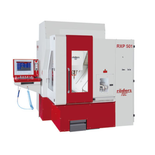 Обрабатывающий центр ЧПУ 3 оси - RXP501 - Roeders - вертикальный / HSK-E40 / 35 инструментов