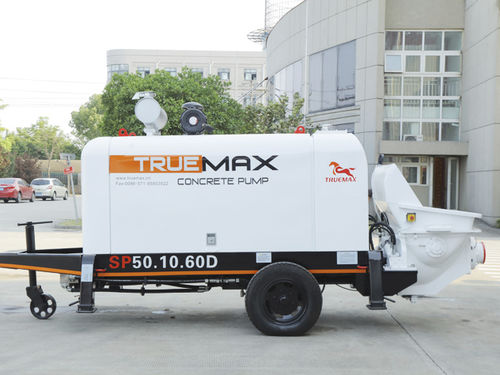Бетононасос на прицепе - SP50.10.60D - Hangzhou Truemax Machinery & Equipment Cp.,Ltd - для строительства